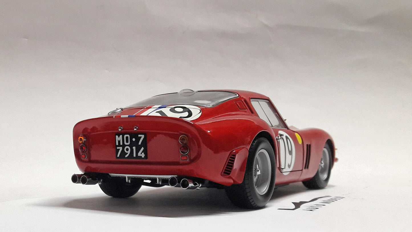 Kyosho Ferrari 250GTO 1962 LM #19 Red