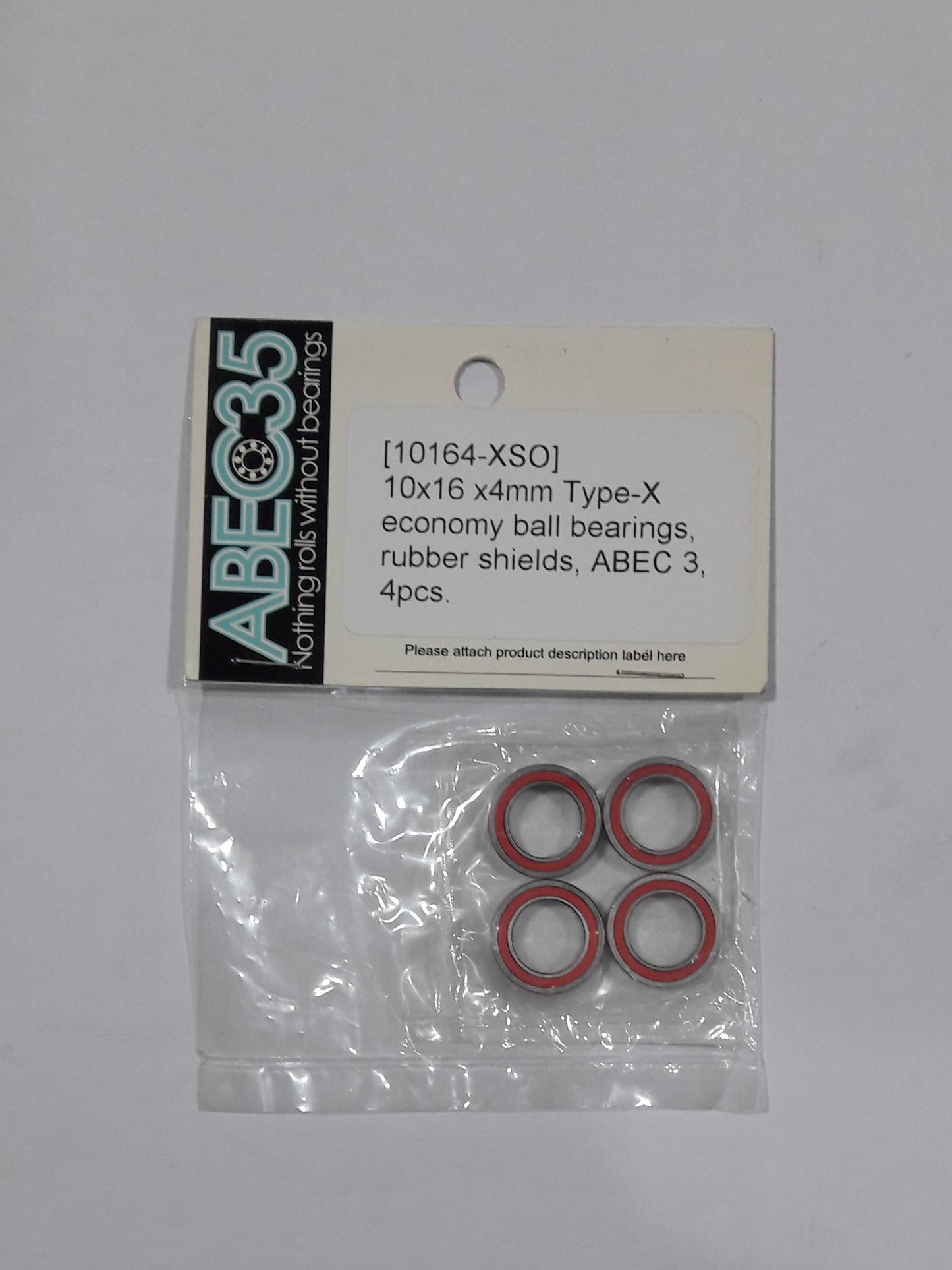 ABEC35 Bearing 10x16x4mm Type-X Economy Ball Bearings