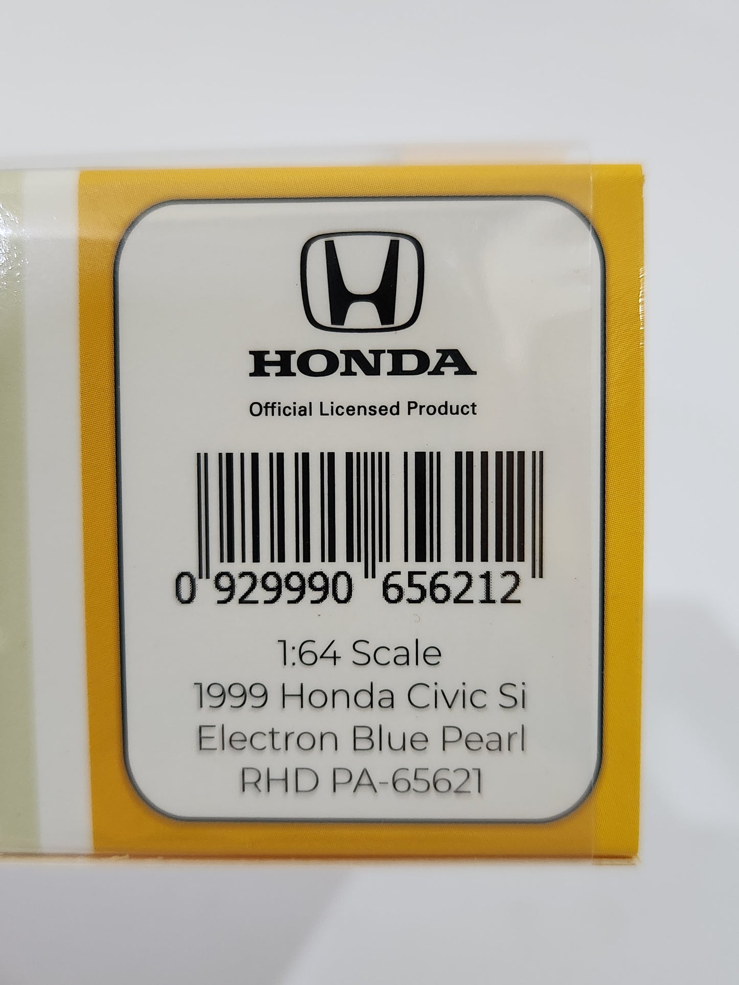 1/64 Paragon 1999 Honda Civic Si Electron Blue Pearl RHD