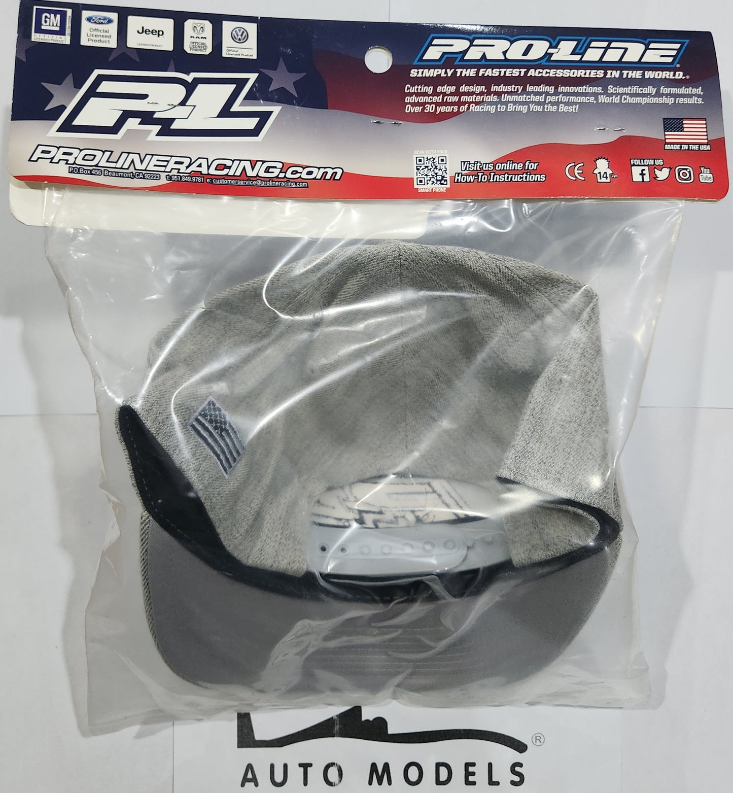 Proline Threads Gray Snapback Hat