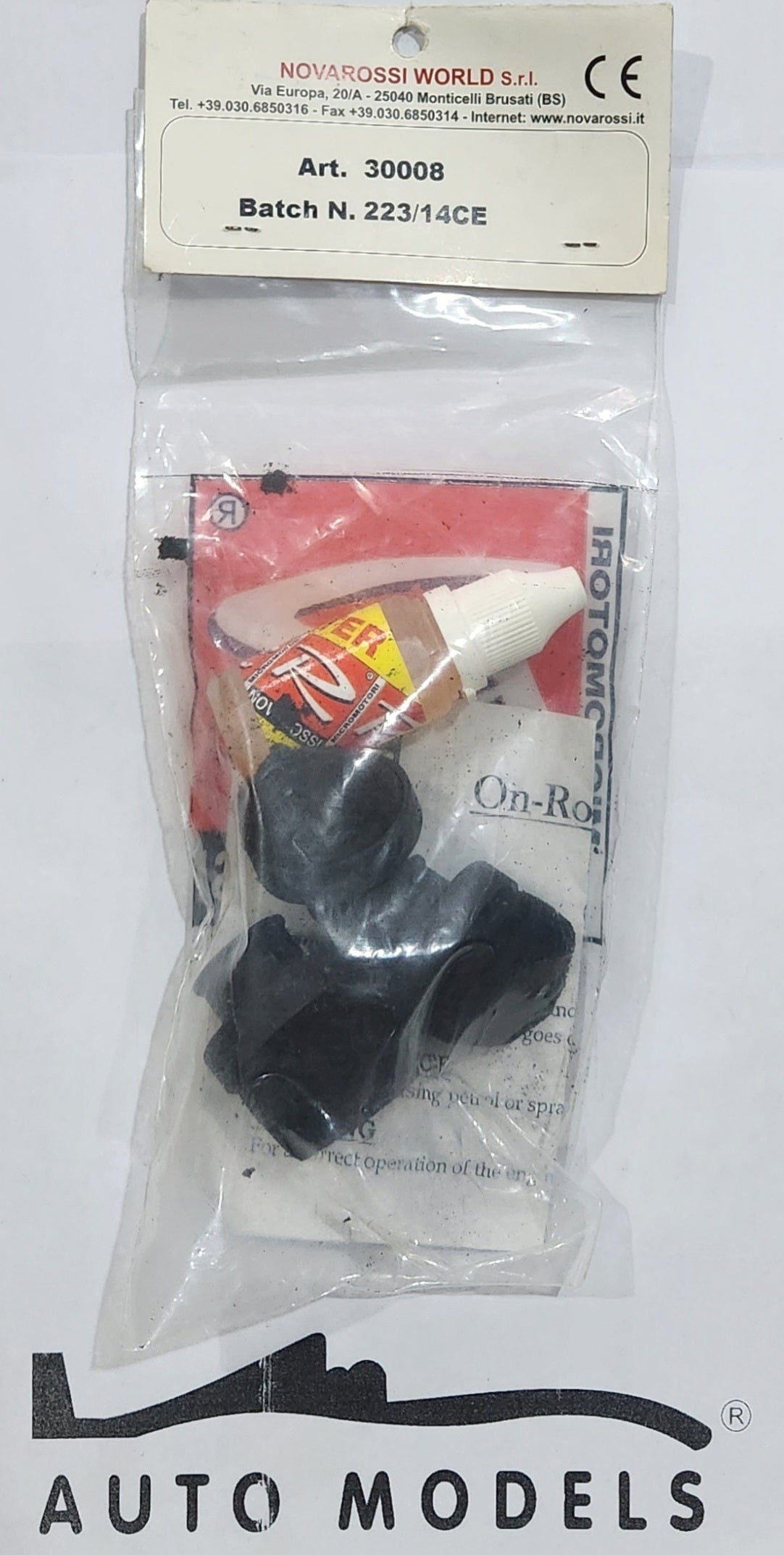 Novarossi 1/8 On Road Air Filter Set (N.3 Filters + N.1 Oiler) For INS-Box