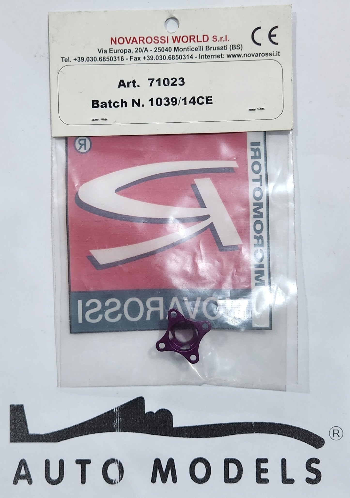 Novarossi Anodized Fuscia Spacer Buggy Clutch (1 PCS)