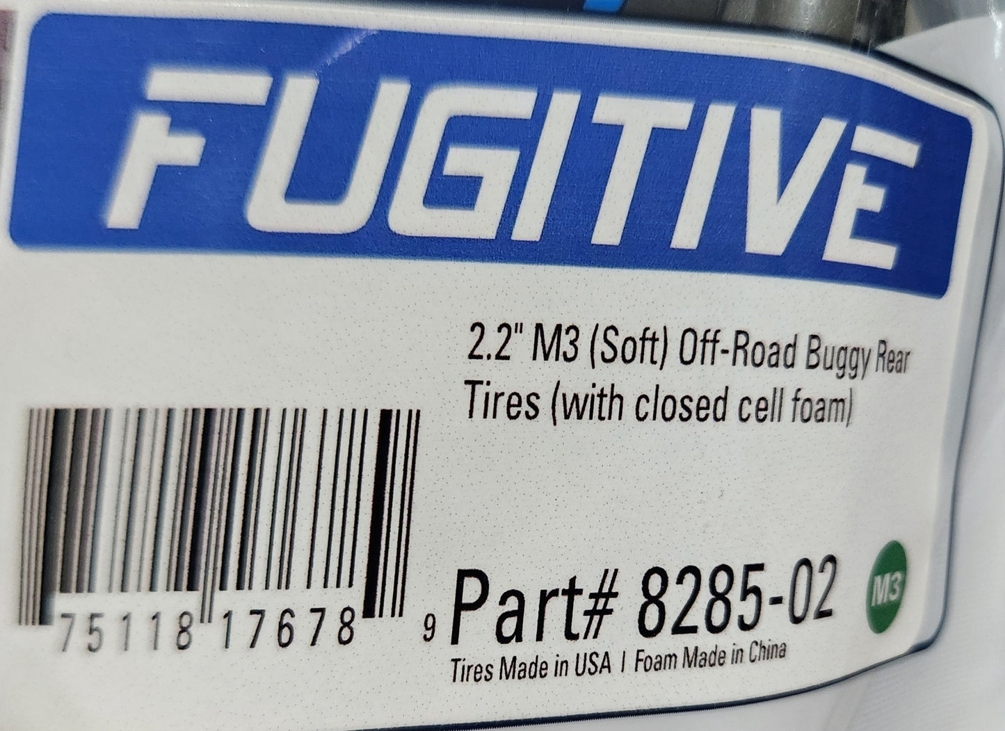 Proline Fugitive 2.2" M3 (Soft) Off-Road Buggy Rear Tires (with closed cell foam)