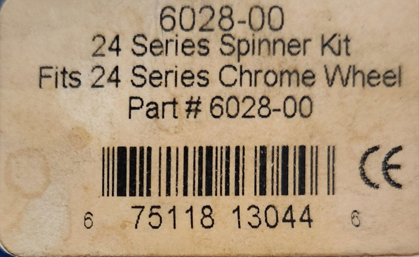 Proline 24 Series Spinner Kit Fits 24 Series Chrome Wheel