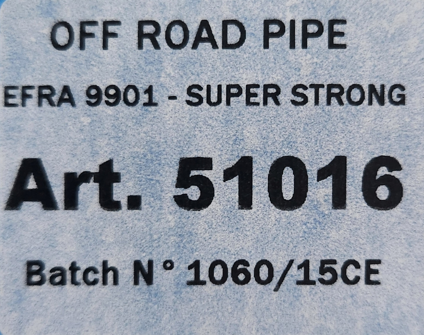Novarossi Pipe EFRA 9901 with Ring, 3 Chambers Super Strong Off Road