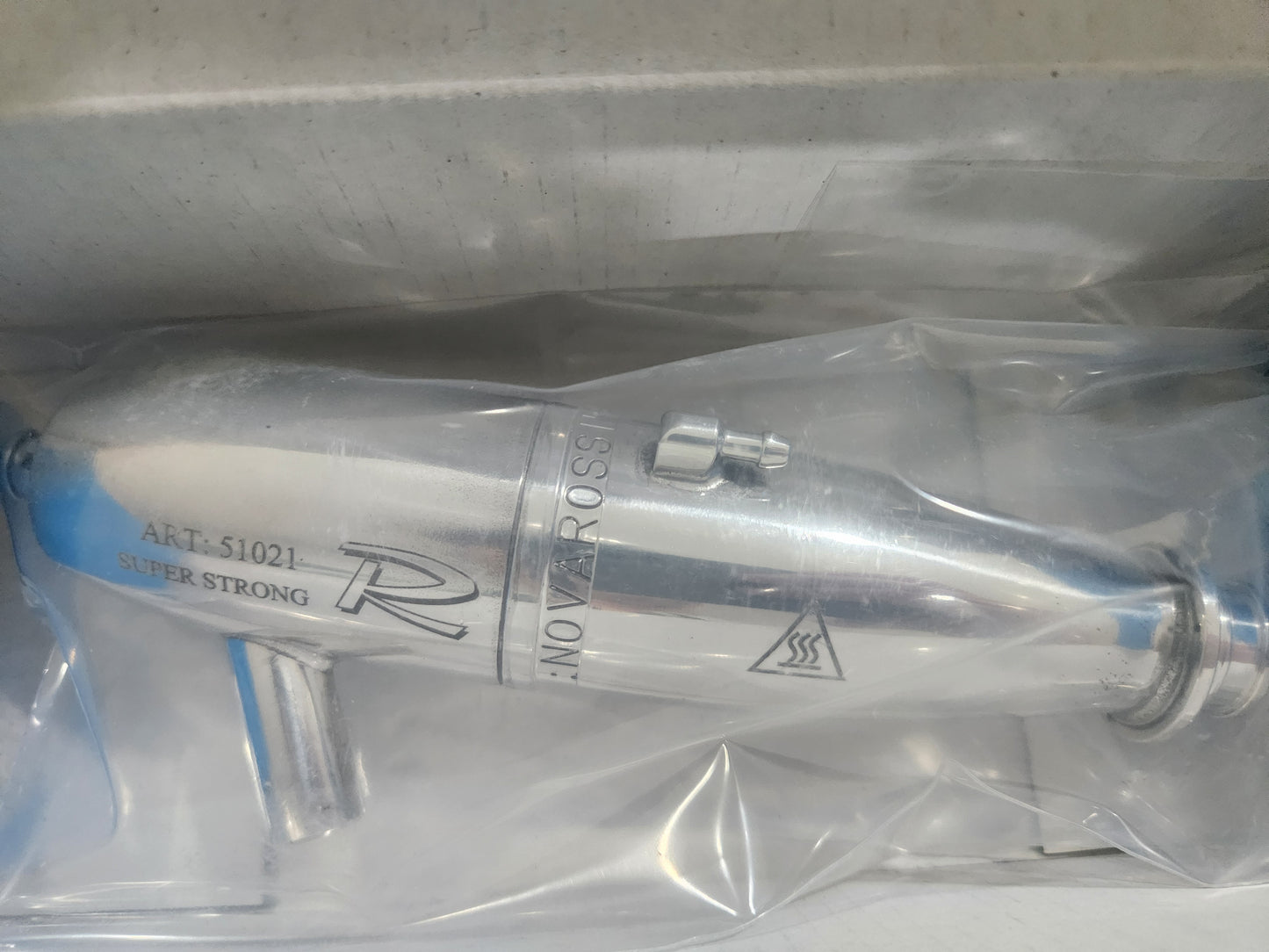 Novarossi Polished Pipe 3,5/4,66 On Road with Ring 2 Chambers EFRA 9886 Tuned