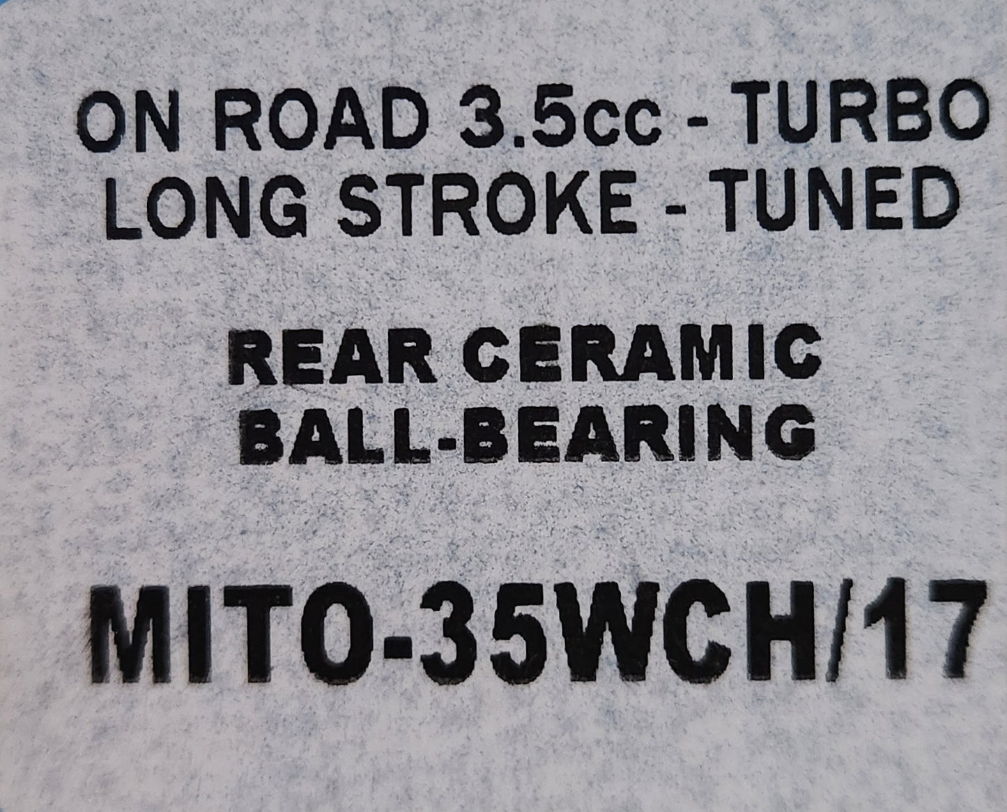 Novarossi Engine 3,5cc On Road 9P Conroad 07006/17 Tuned Long ST. Rear EXH. BB. Ceramic Rear