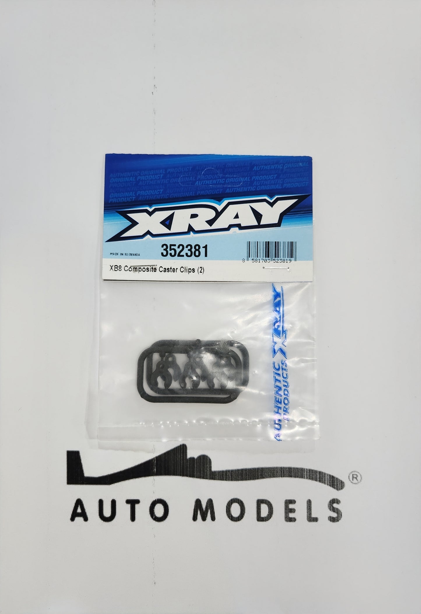 XRAY XB8 Composite Caster Clips (2)