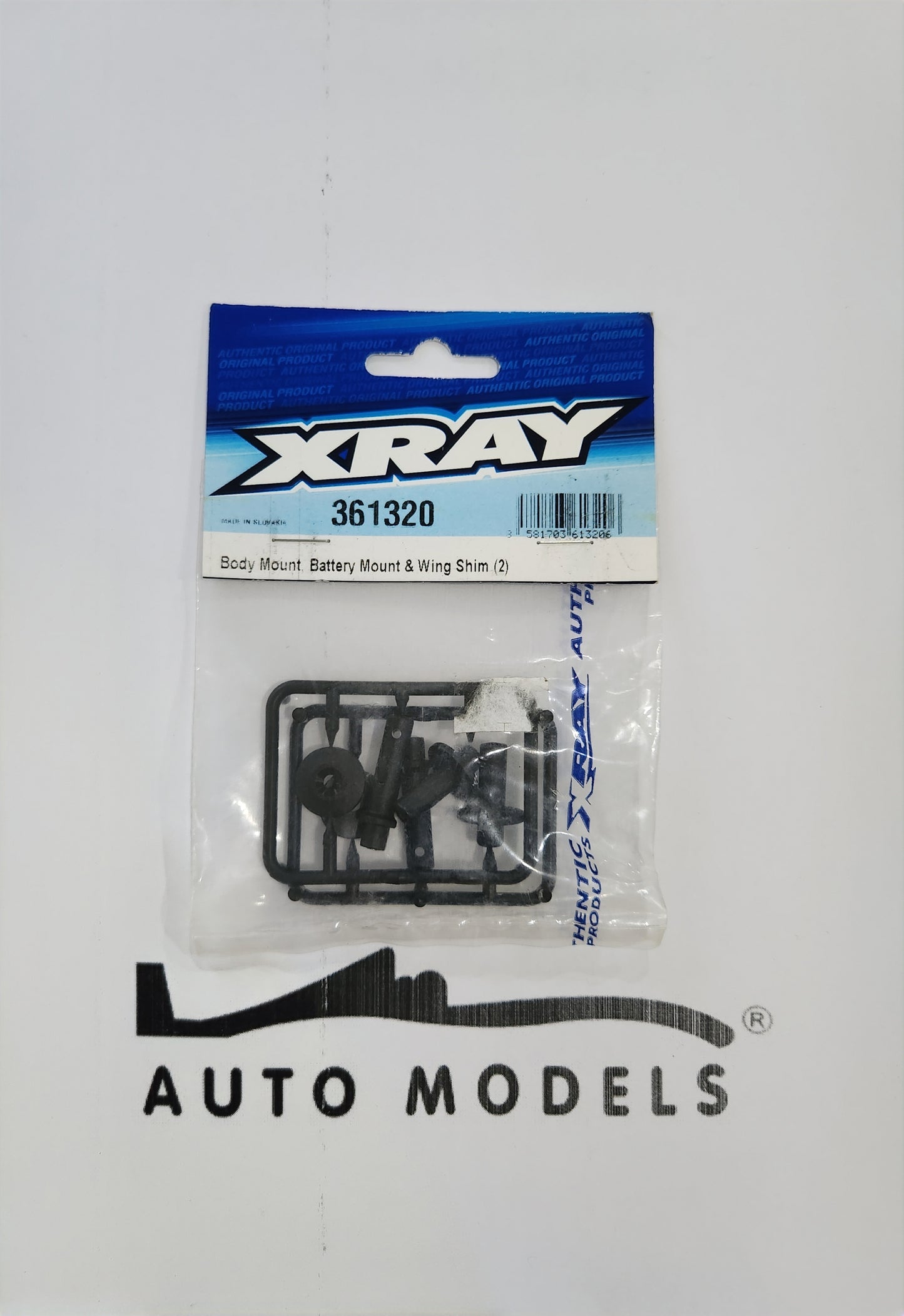 XRAY Body Mount, Battery Mount & Wing Shim (2)