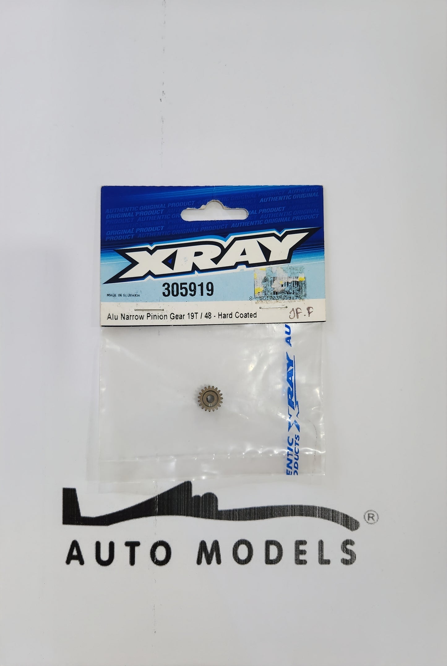 XRAY Alu Narrow Pinion Gear 19T / 48 - Hard Coated