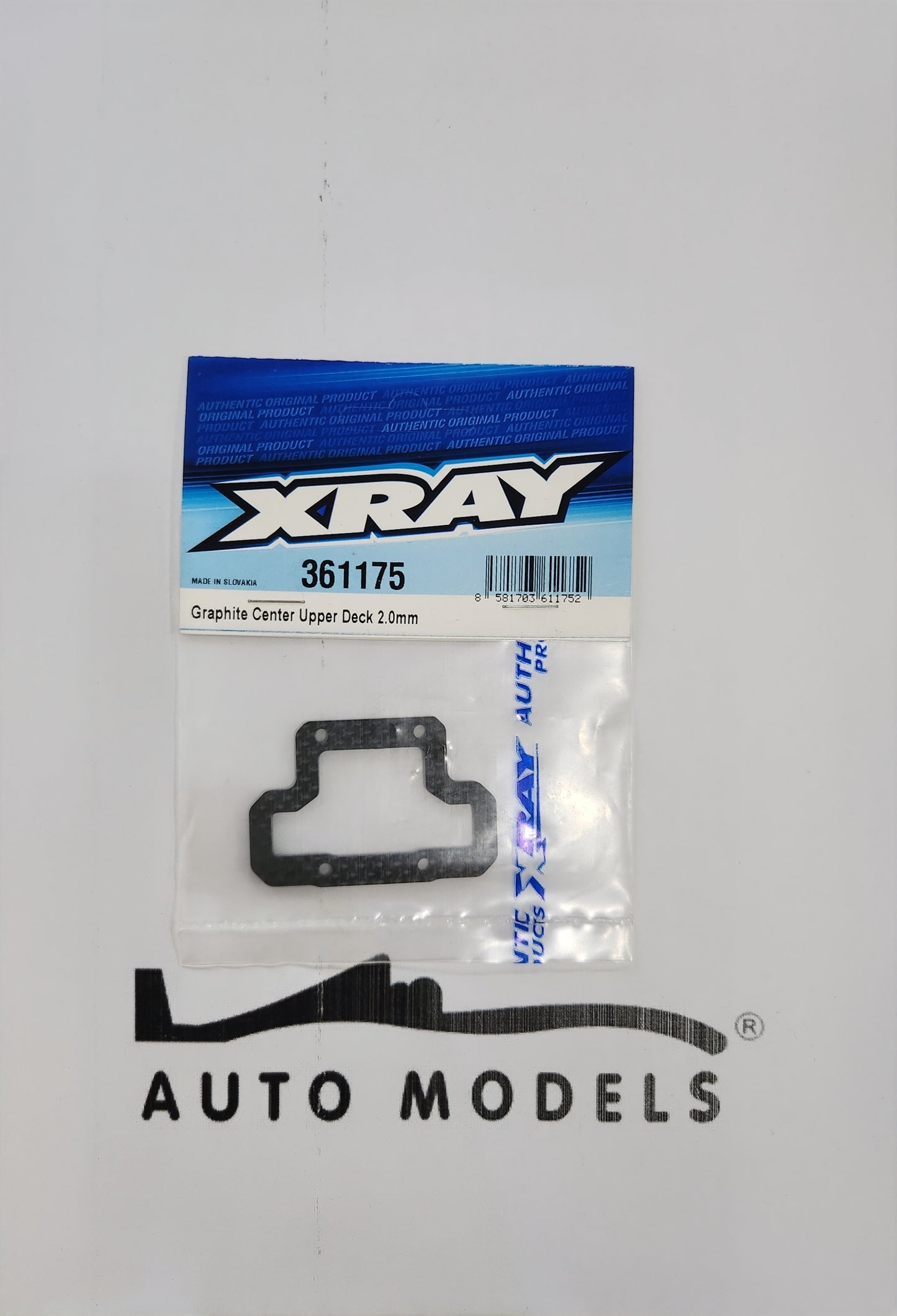 XRAY Graphite Center Upper Deck 2.0mm