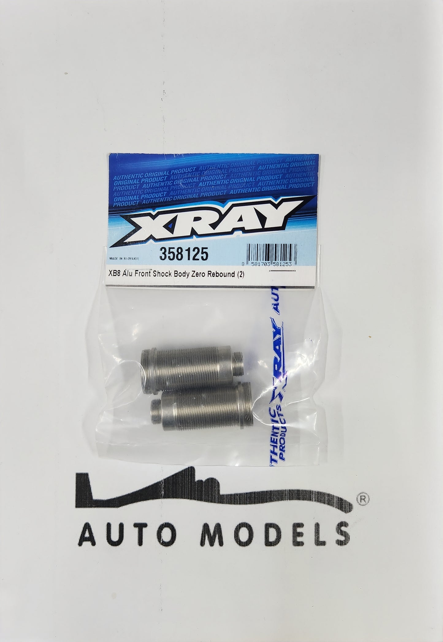 XRAY XB8 Alu Front Shock Body Zero Rebound (2)