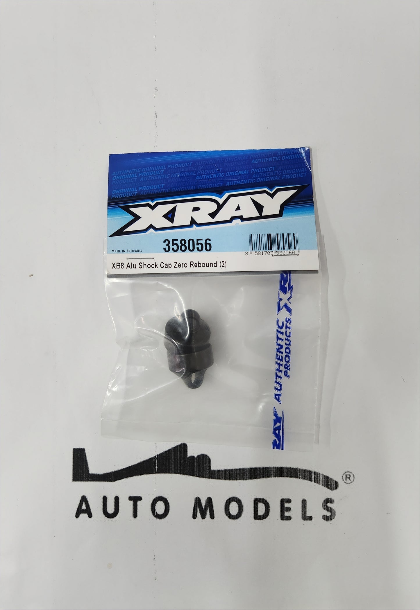 XRAY XB8 Alu Shock Cap Zero Rebound (2)