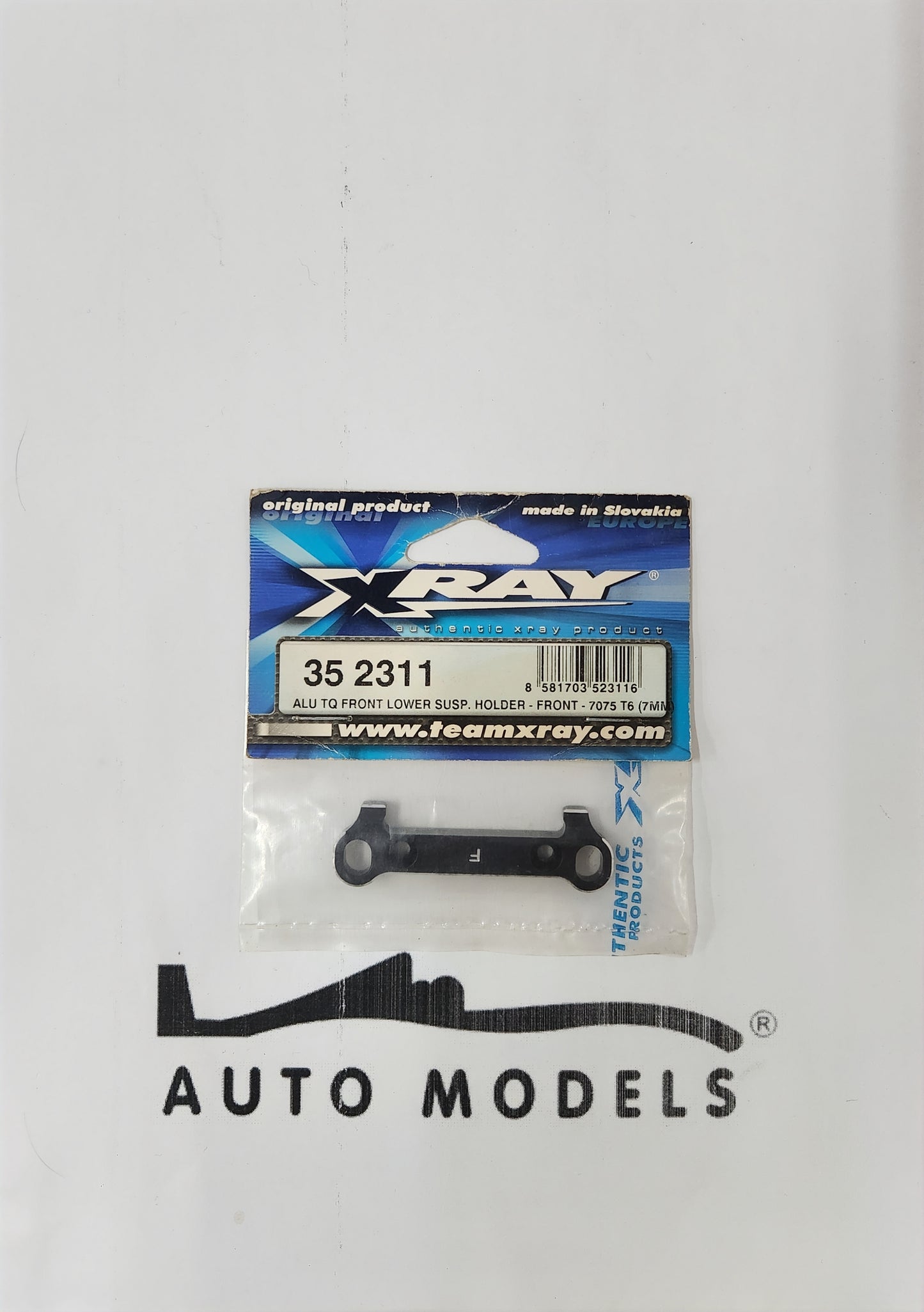 XRAY Alu TQ Front Lower Susp. Holder - Front - 7075 T6 (7mm)