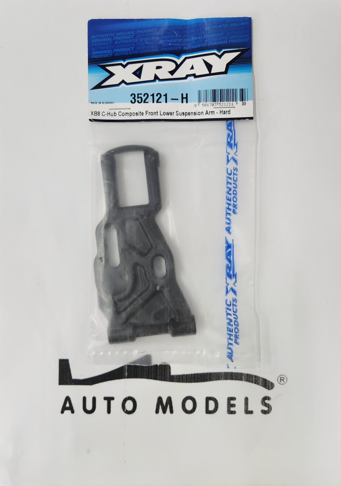 XRAY XB8 C-Hub Composite Front Lower Suspension Arm - Hard