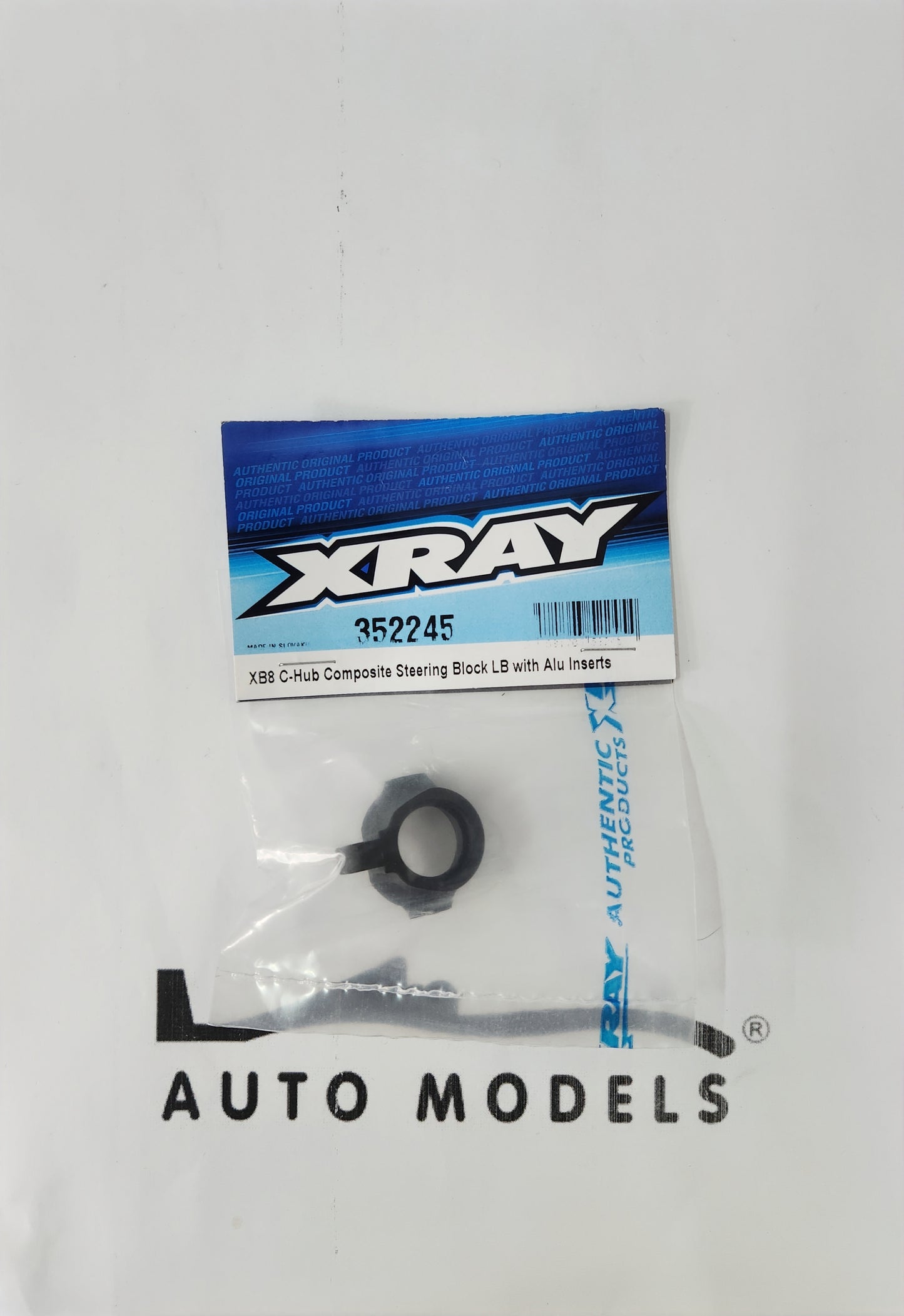XRAY XB8 C-Hub Composite Steering Block LB with Alu Inserts