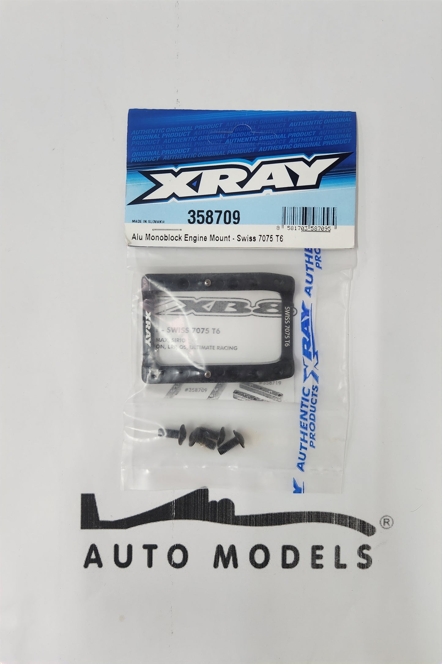 XRAY Alu Monoblock Engine Mount - Swiss 7075 T6