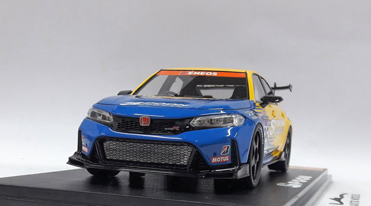 Peako Honda Civic Type-R FL5 Spoon Sport w/ Motocompacto Blue Yellow