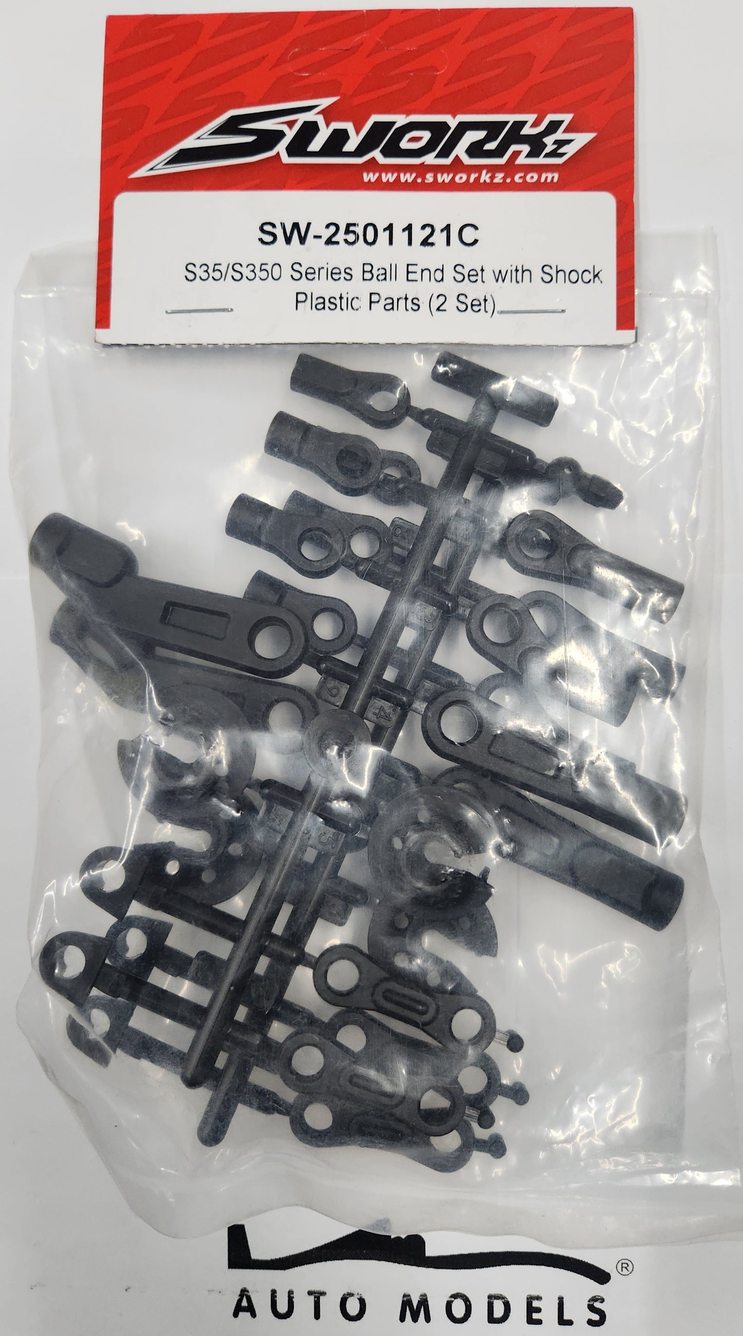 SWORKz S35/S350 Series Ball End Set with Shock Plastic Parts (2 Set)