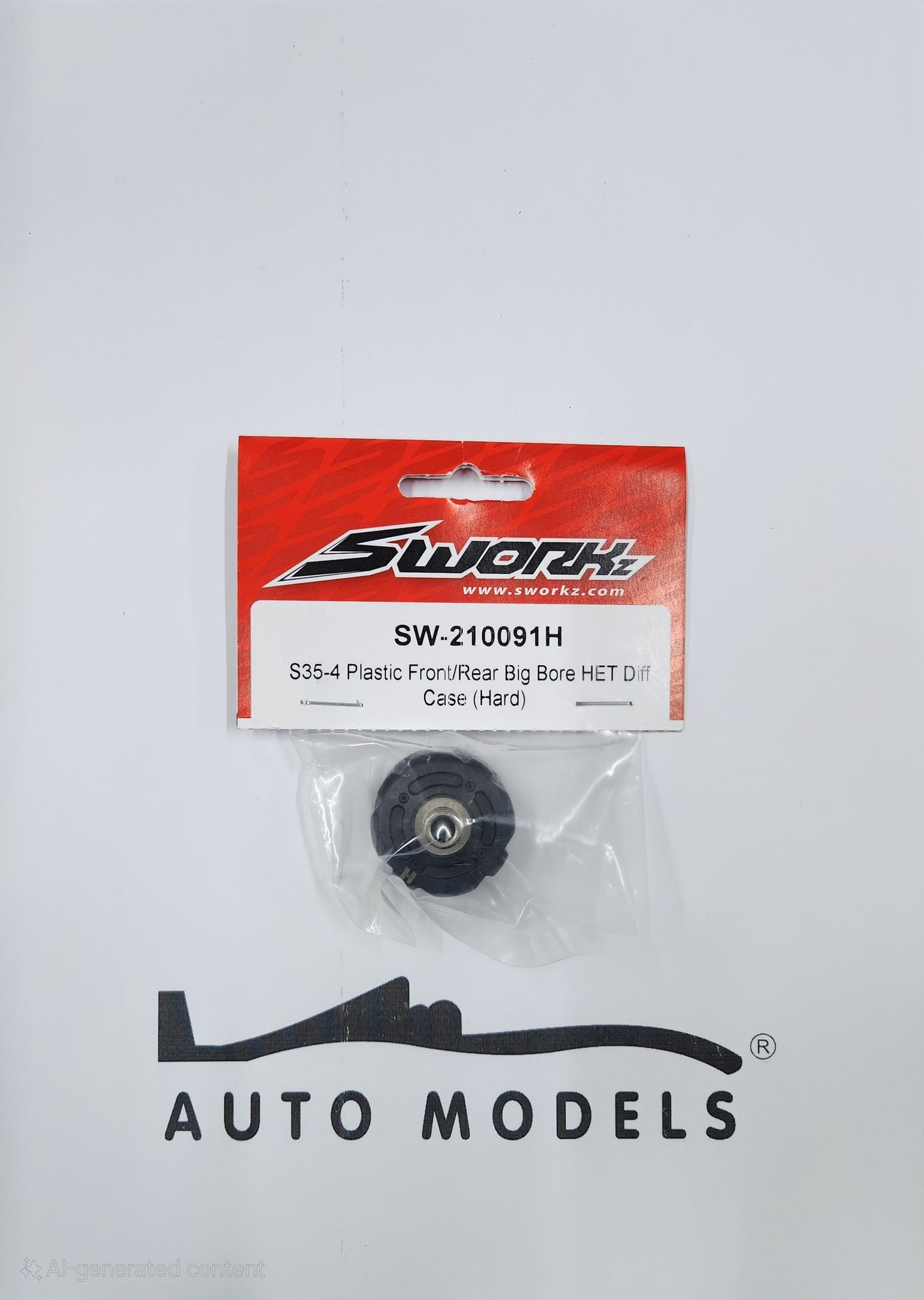 SWORKz S35-4 Plastic Front/Rear Big Bore HET Diff Case (Hard)