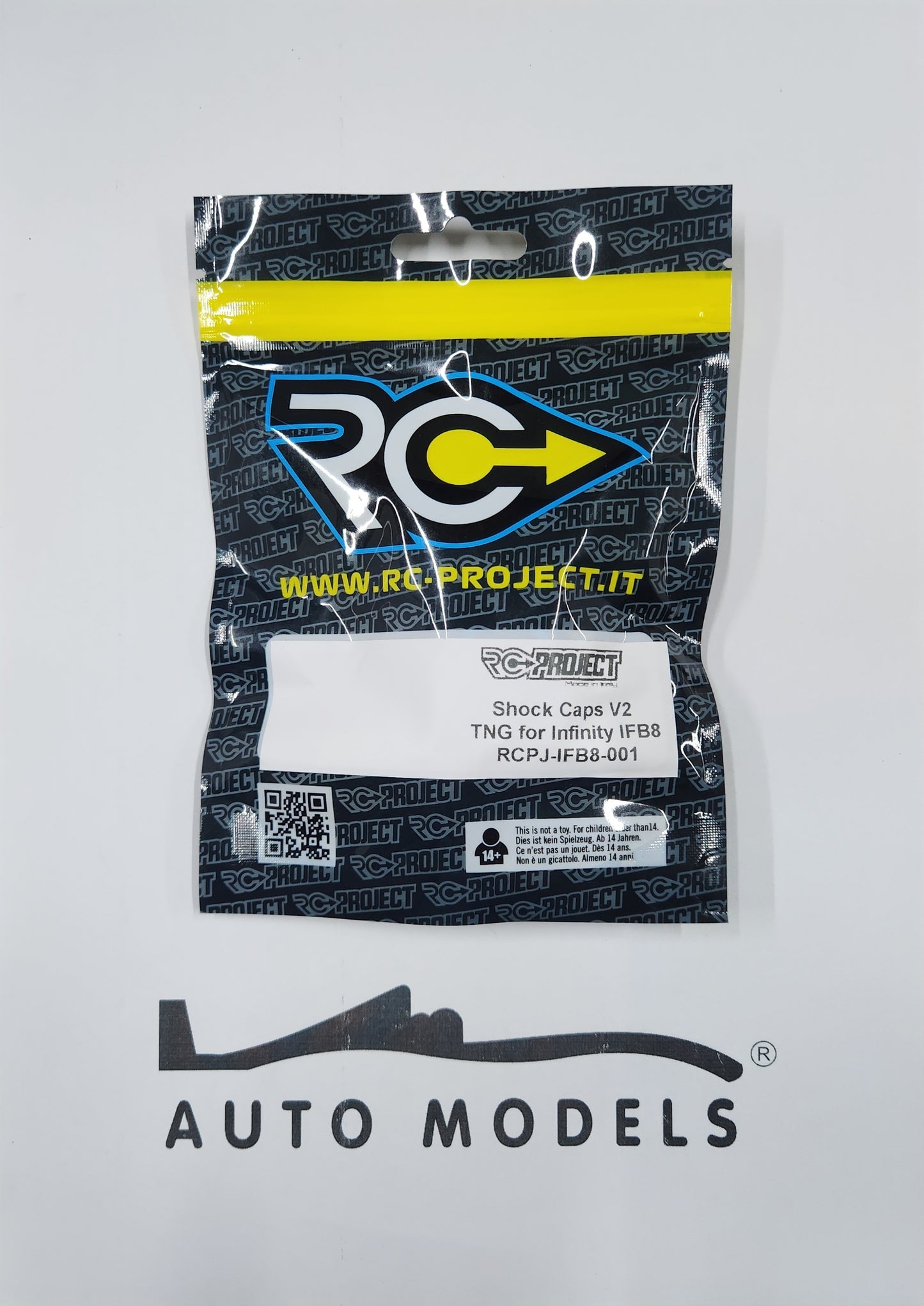 RC PROJECT Shock Caps V2 TNG for Infinity IFB8