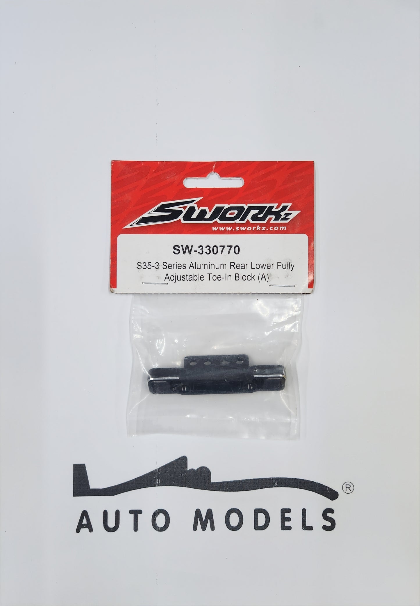 SWORKz S35-3 Series Aluminum Rear Lower Fully Adjustable Toe-In Block (A)