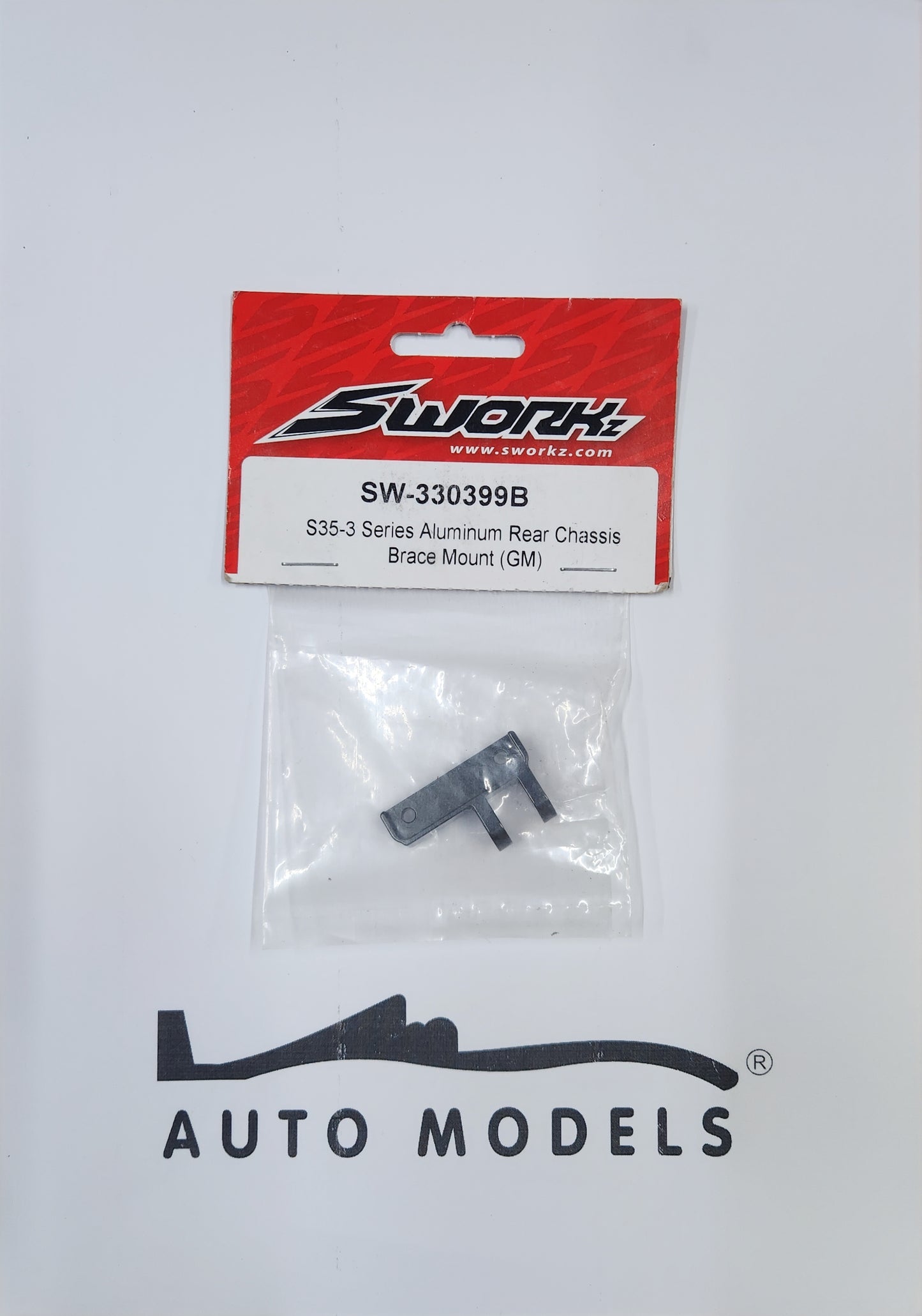 SWORKz S35-3 Series Aluminum Rear Chassis Brace Mount (GM)