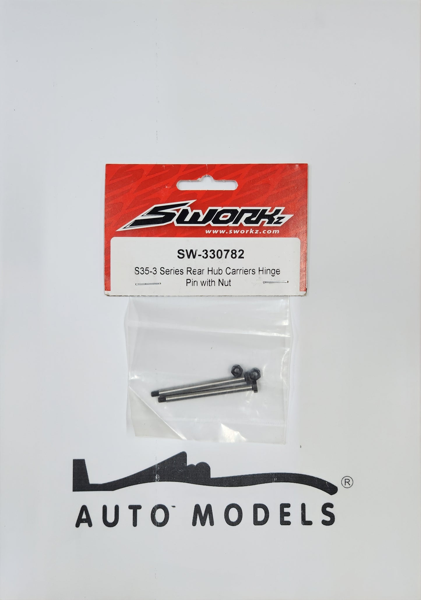 SWORKz S35-3 Series Rear Hub Carriers Hinge Pin with Nut