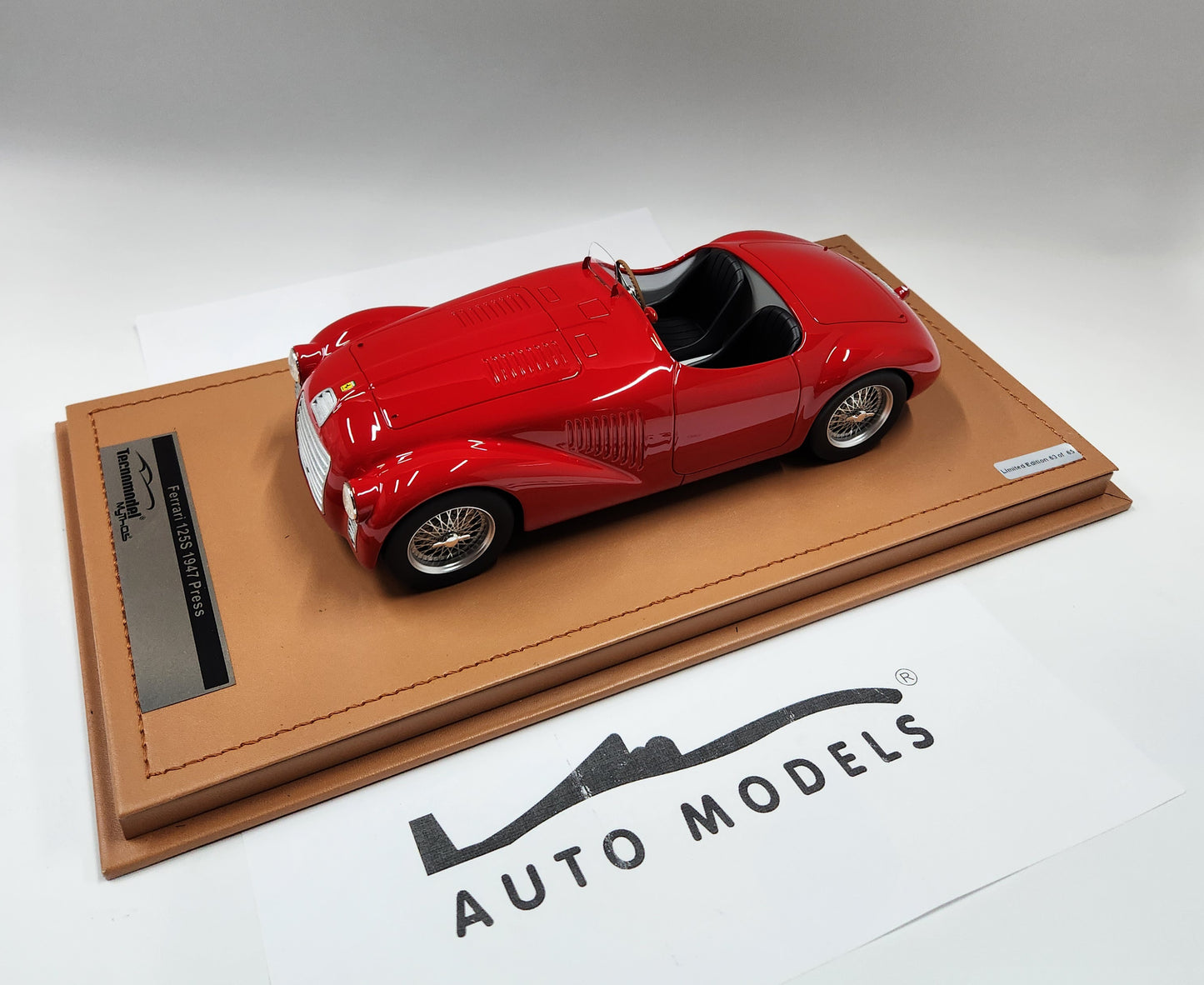 Technomodel Ferrari 125S 1947 Press Rosso Corsa Ltd. 65Pcs