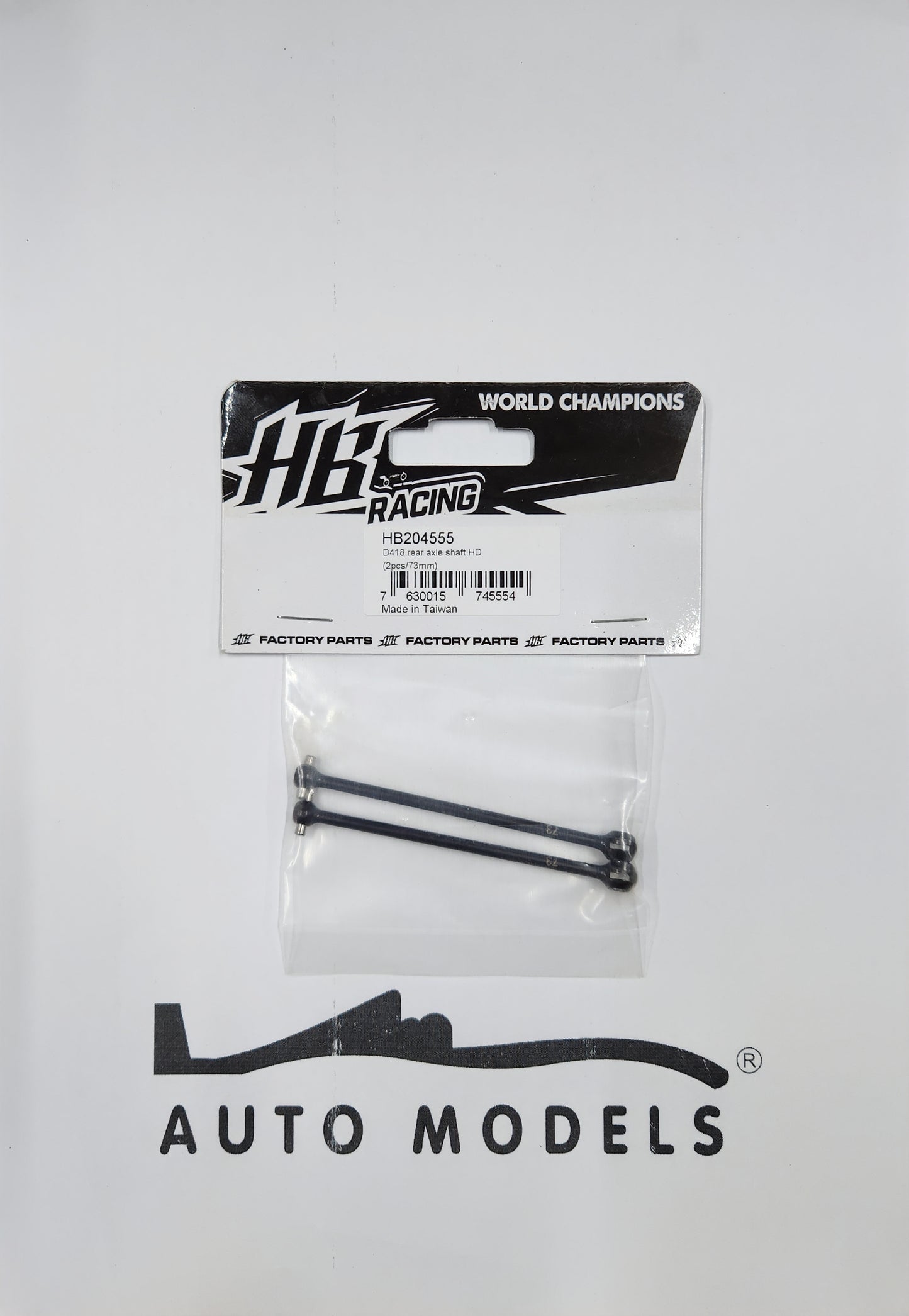 HB Racing D418 Rear Axle Shaft HD
