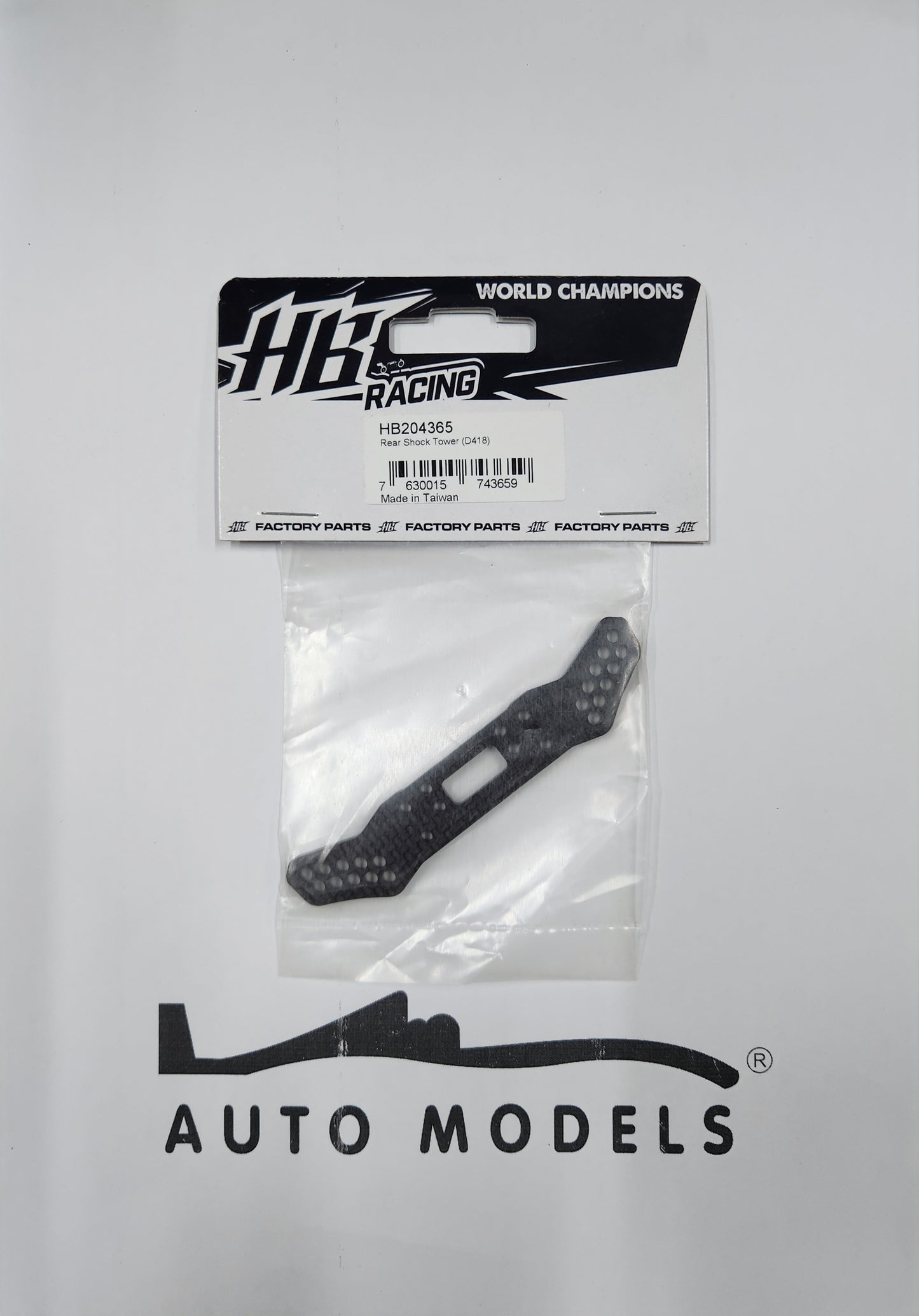 HB Racing Rear Shock Tower (D418)