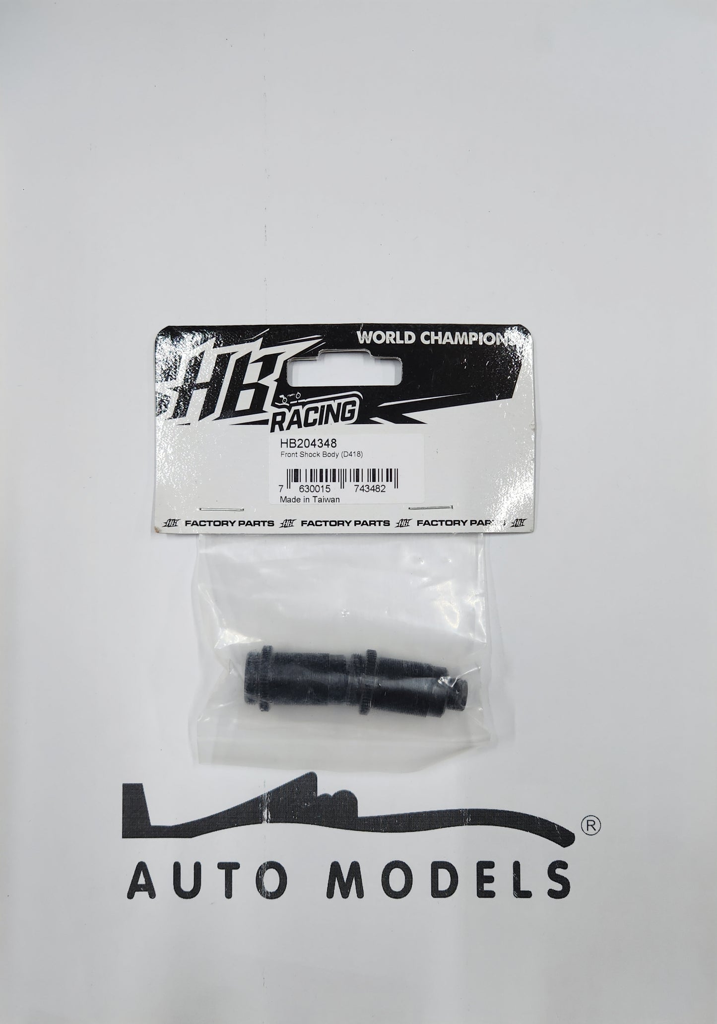 HB Racing Front Shock Body (D418)