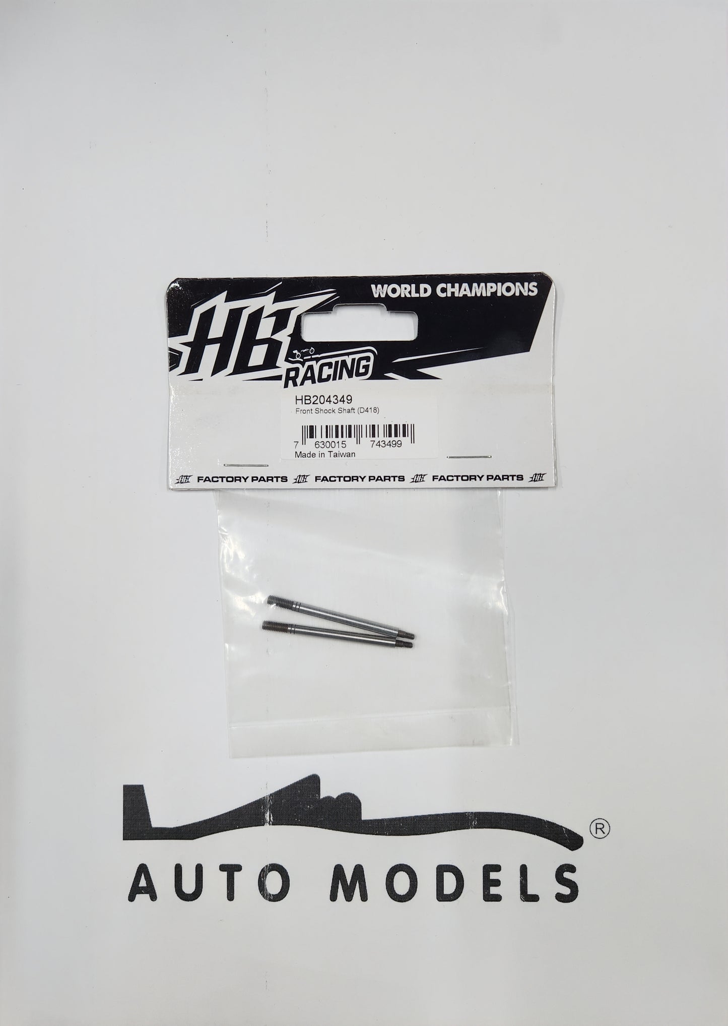 HB Racing Front Shock Shaft (D418)