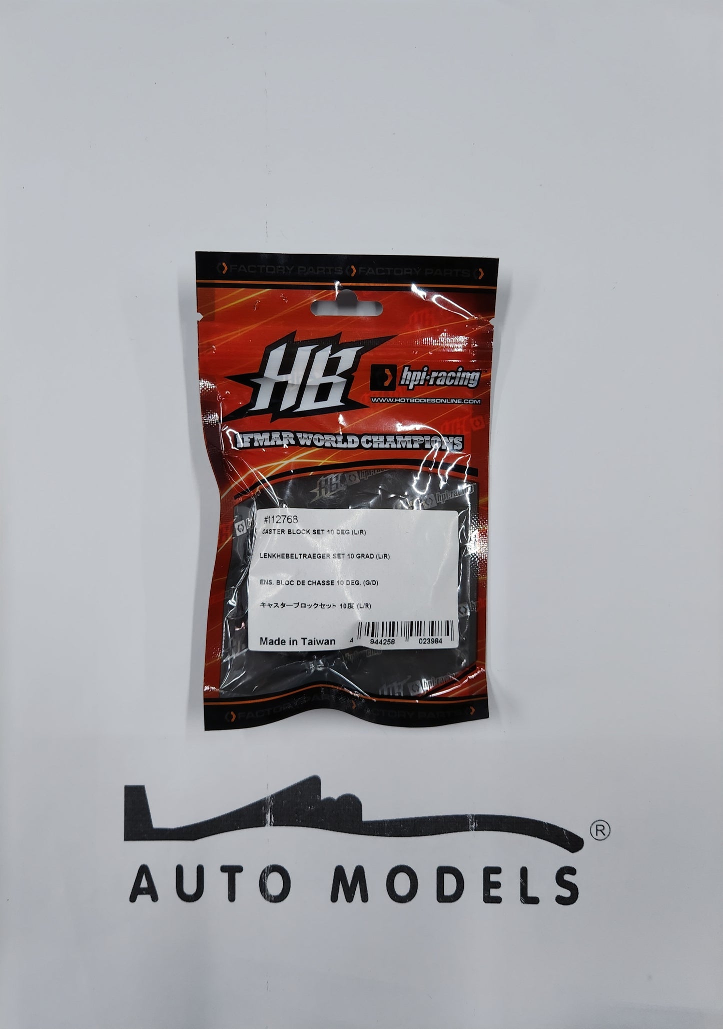 HB Racing Caster Block Set 10 DEG (L/R)