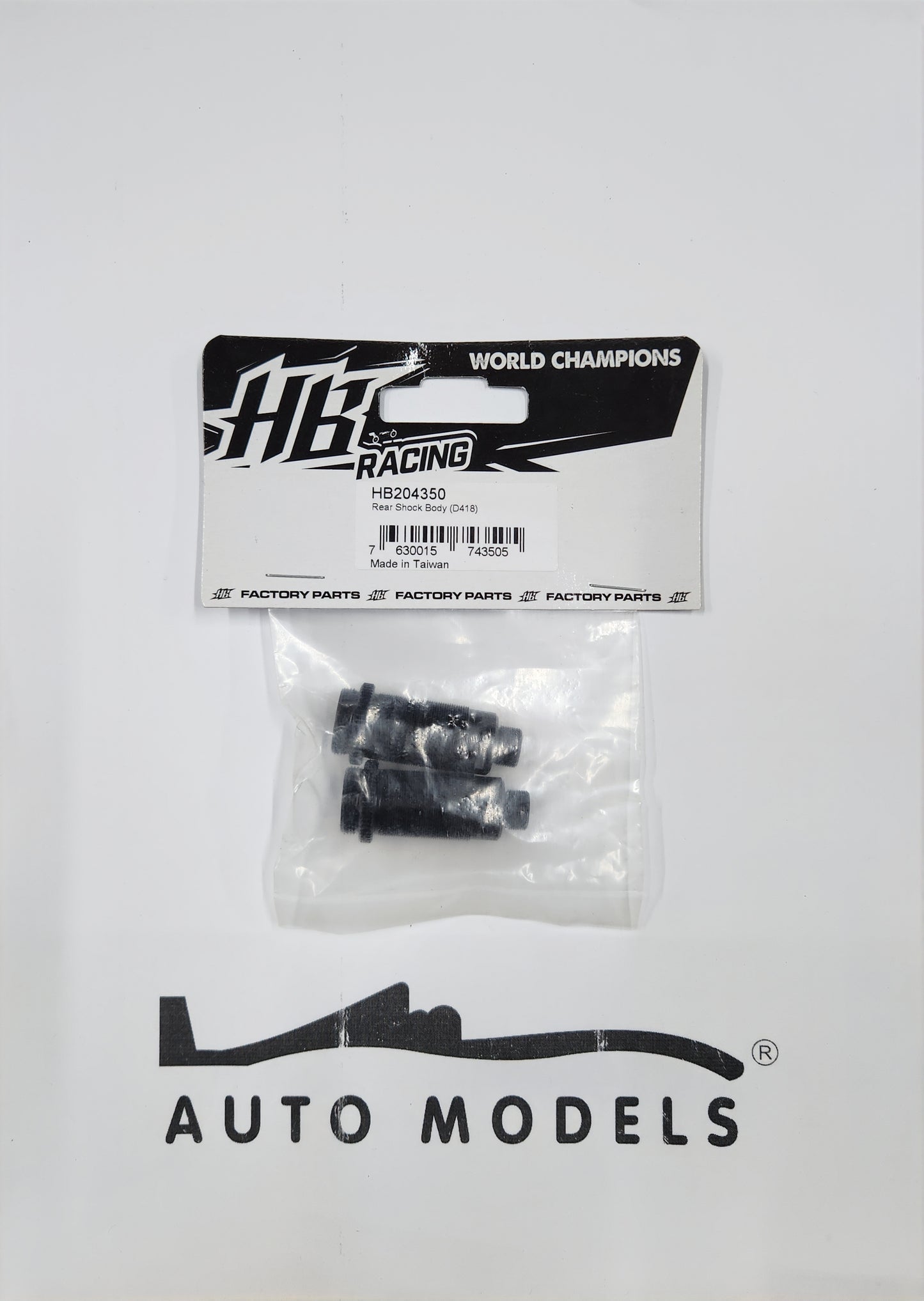 HB Racing Rear Shock Body (D418)