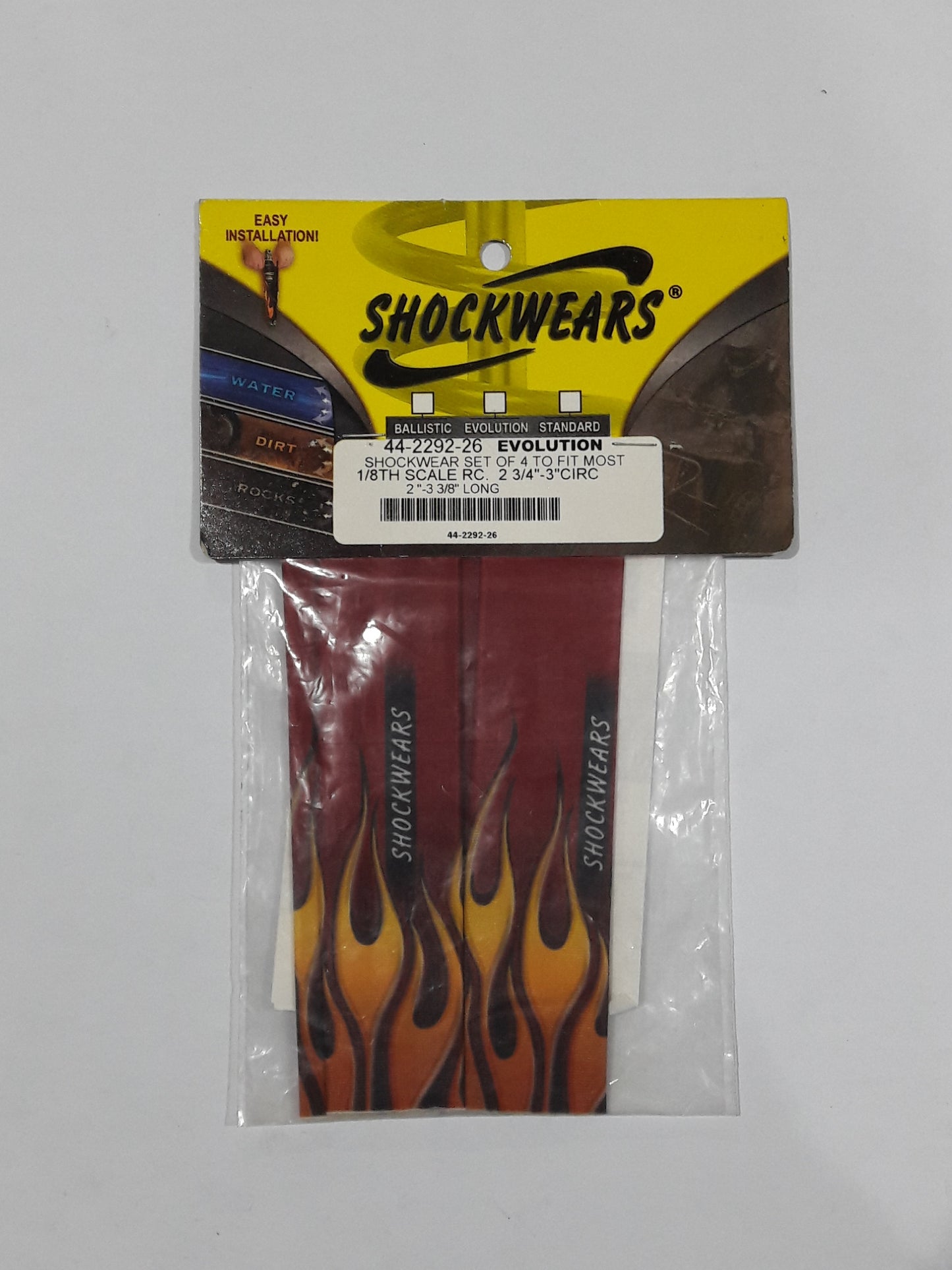 Red Flame 1/8 Scale Shock Wears Truggies / Buggies