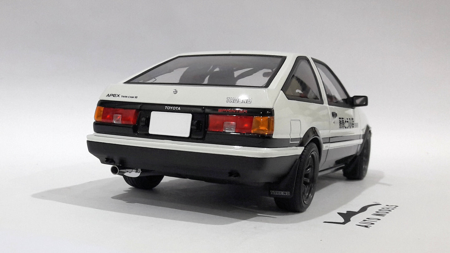 AutoArt Toyota Sprinter Trueno AE86 D Project White