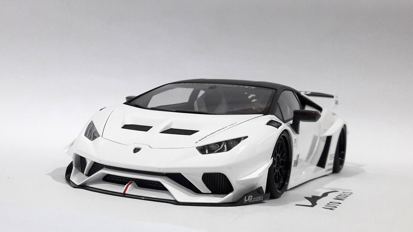 AutoArt Liberty Walk LB Silhoutte Work Huracan GT White
