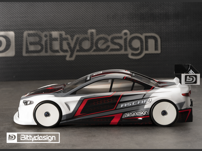Bittydesign ASCARI Clear Body 1/10 TC 190mm Light Weight
