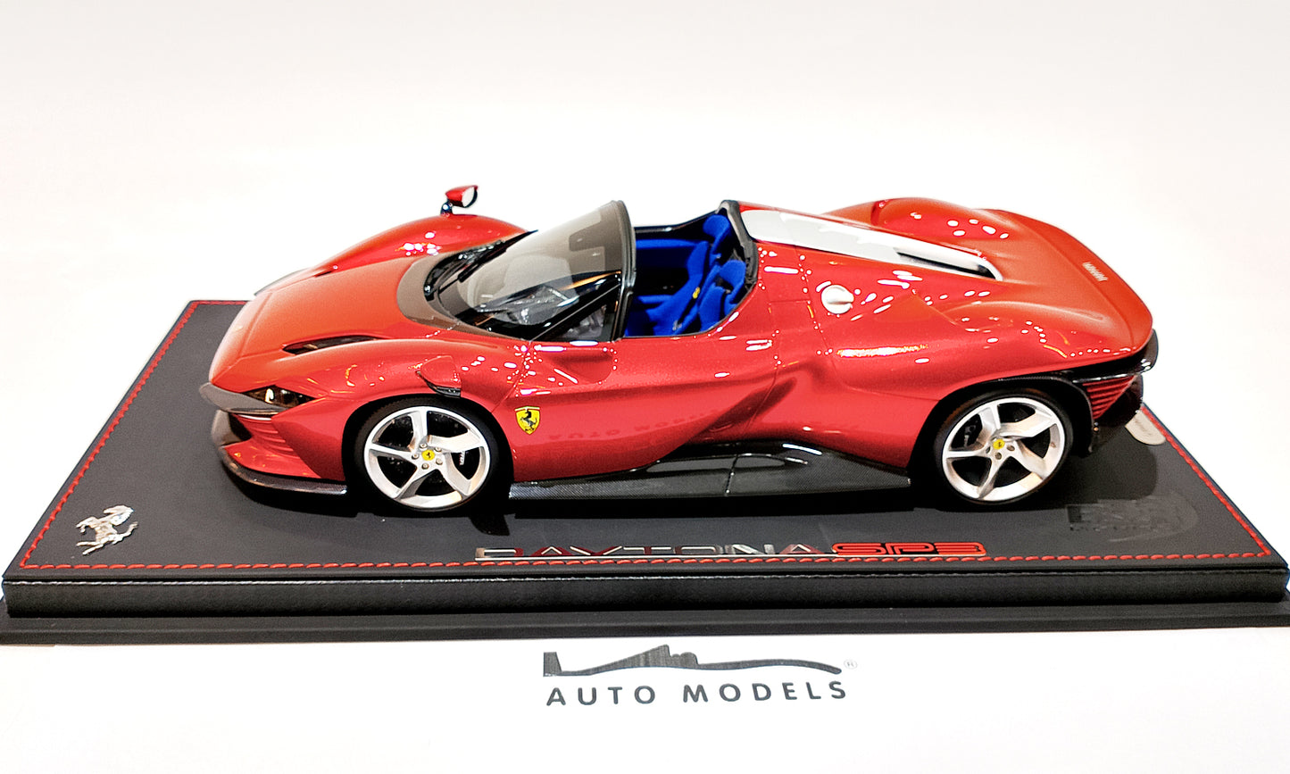 BBR Models Ferrari DAYTONA SP3 Serie Icona Bianco Italia Metallizza