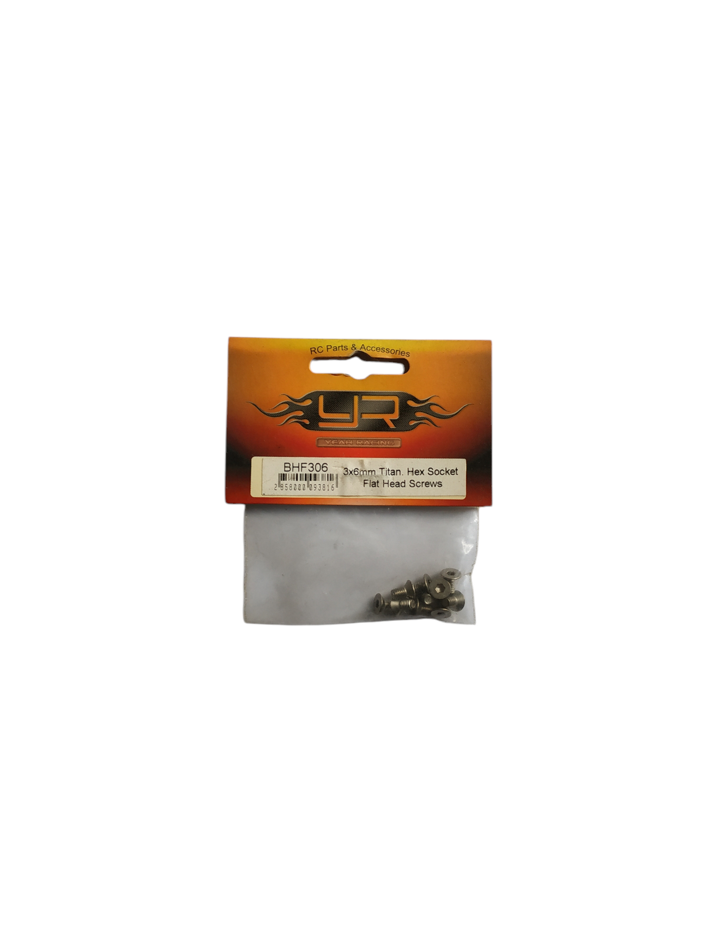 3x6mm Titanium Hex Socket Flat Head Screw