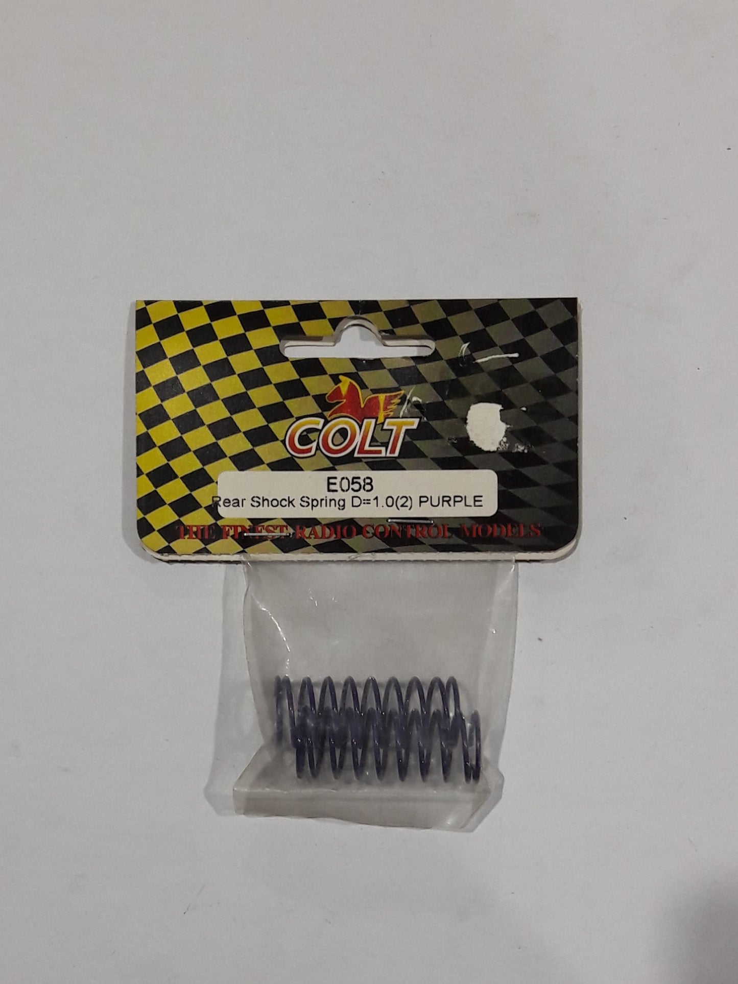 COLT Rear Shock Spring D=1.0 (2) Purple