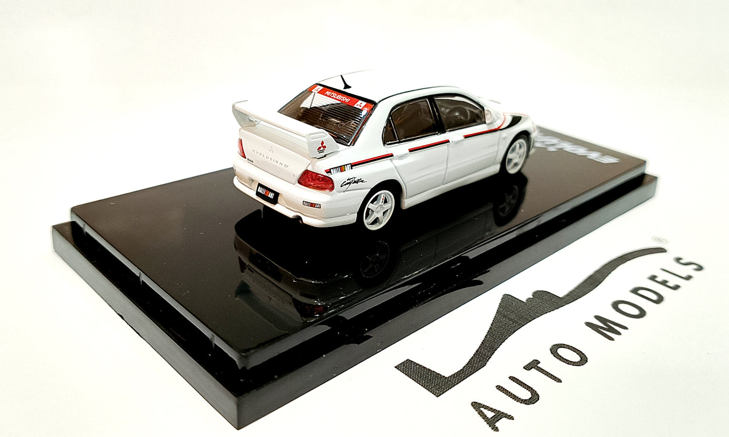 Hobby Japan Mitsubishi Lancer GSR Evolution 7 Rally Style White
