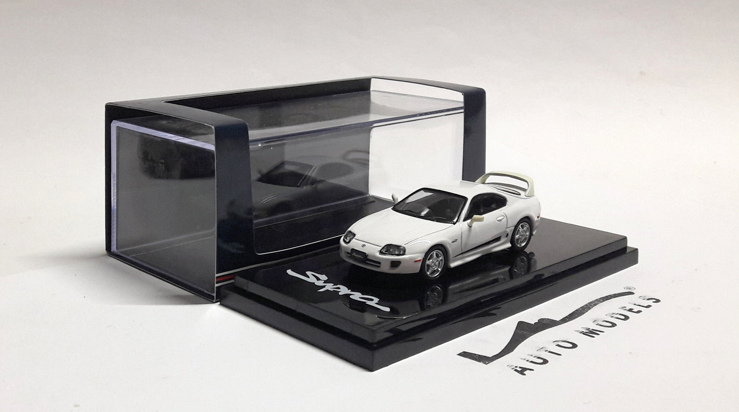 Hobby Japan Toyota Supra RZ (JZA80) Genuine Customized Version With Active Parts White
