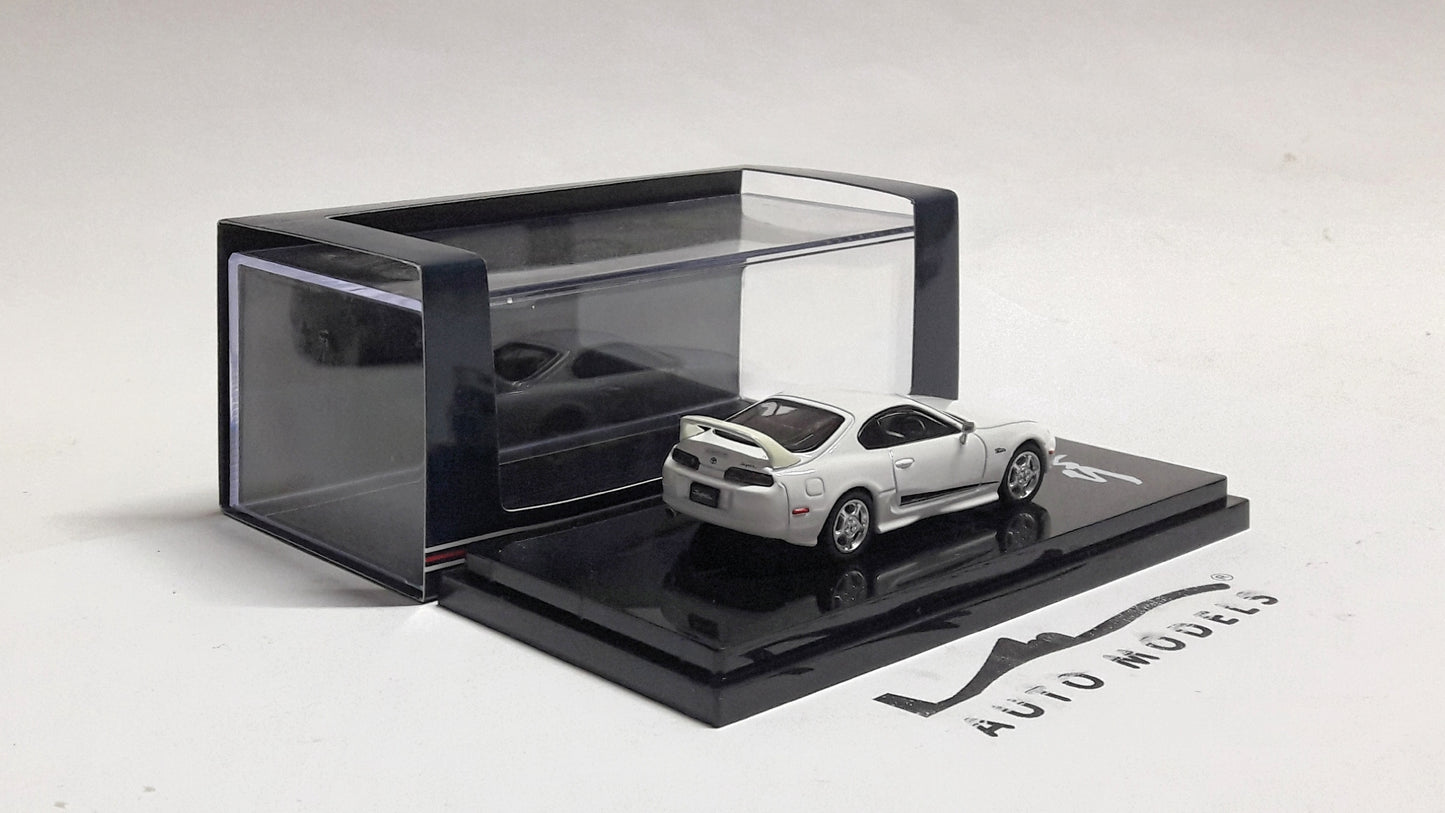 Hobby Japan Toyota Supra RZ (JZA80) Genuine Customized Version With Active Parts White