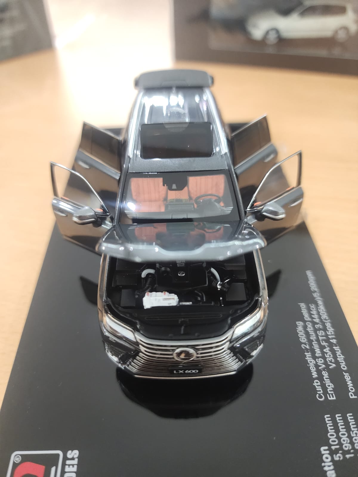 LCD Models Lexus LX600 Black