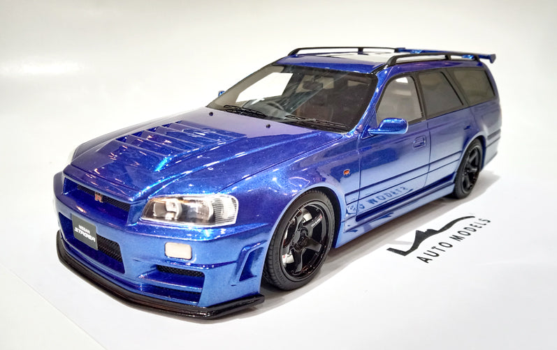 IVY Model Nissan GT-R R34 Stagea Blue