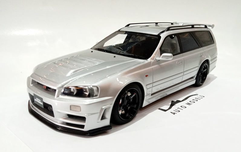 IVY Model Nissan GT-R R34 Stagea Silver