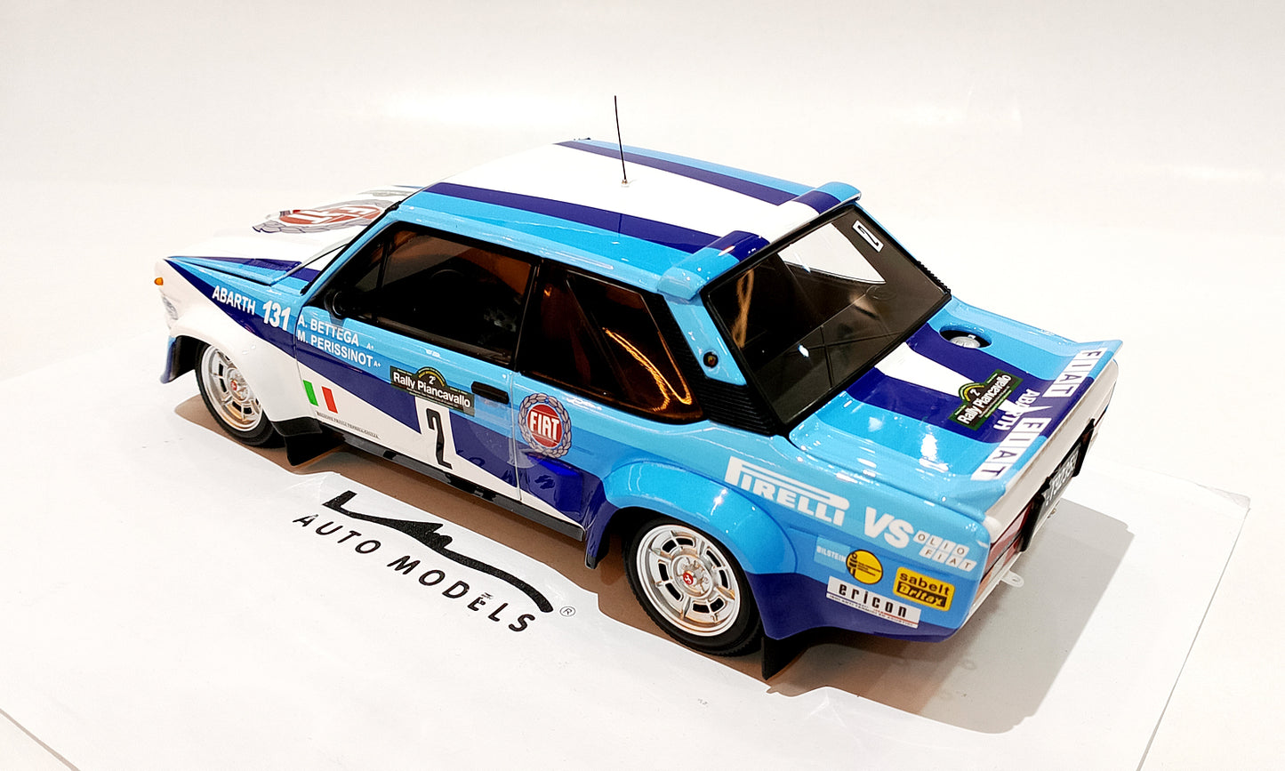 Kyosho Fiat 131 Abarth 1981 Piancavallo #2 White