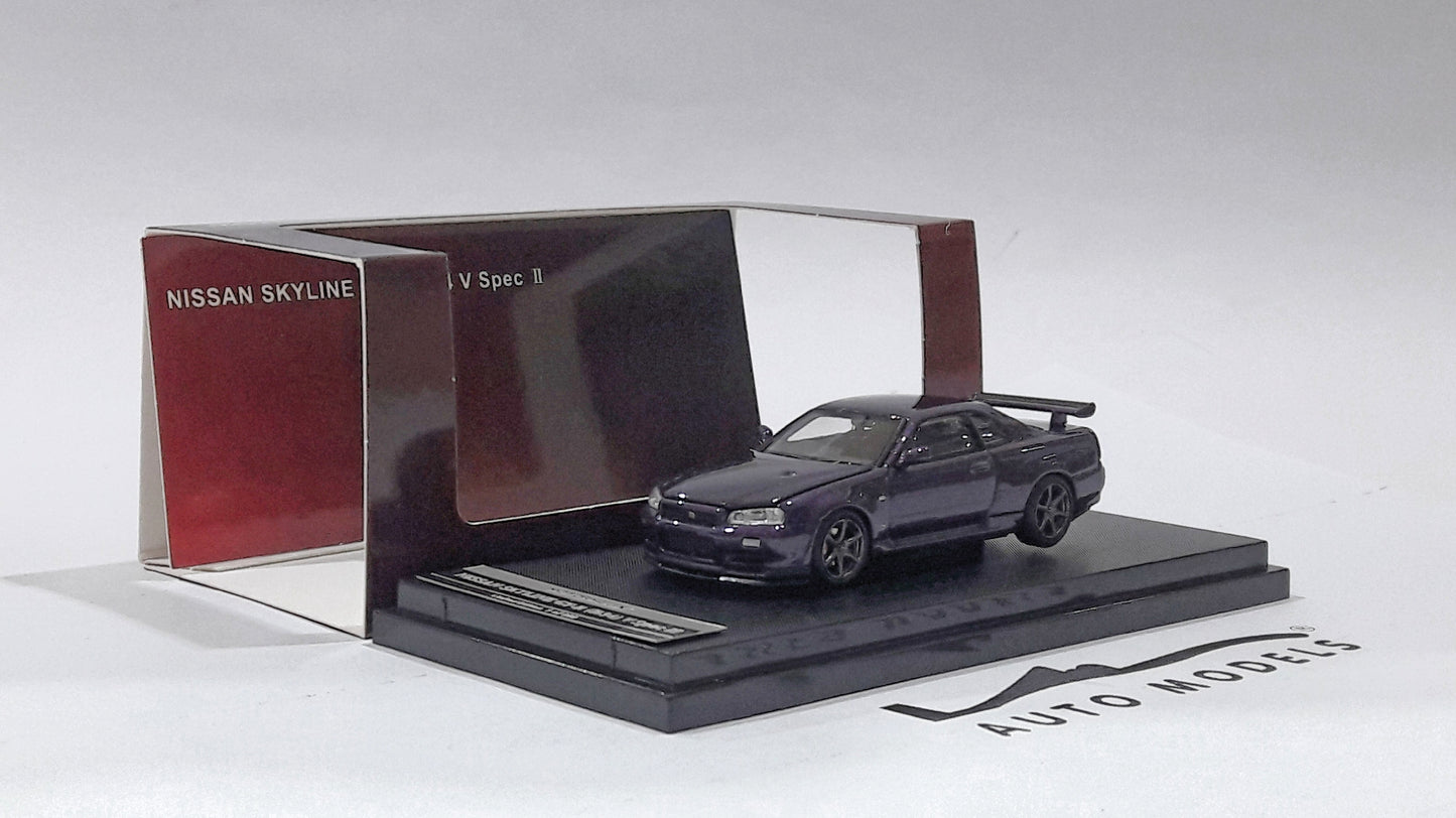 Motorhelix Nissan Skyline GT-R R34 V Spec II Purple